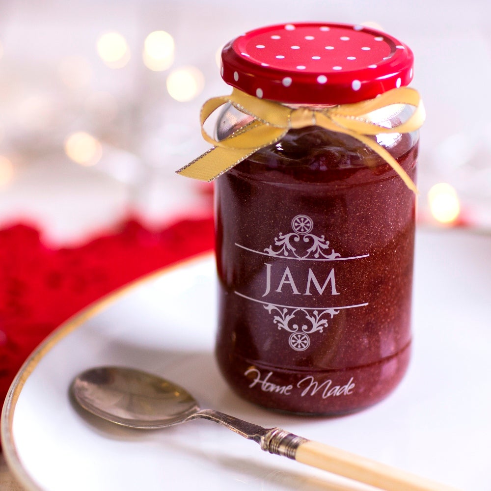 Glitter Strawberry Jam With Champagne