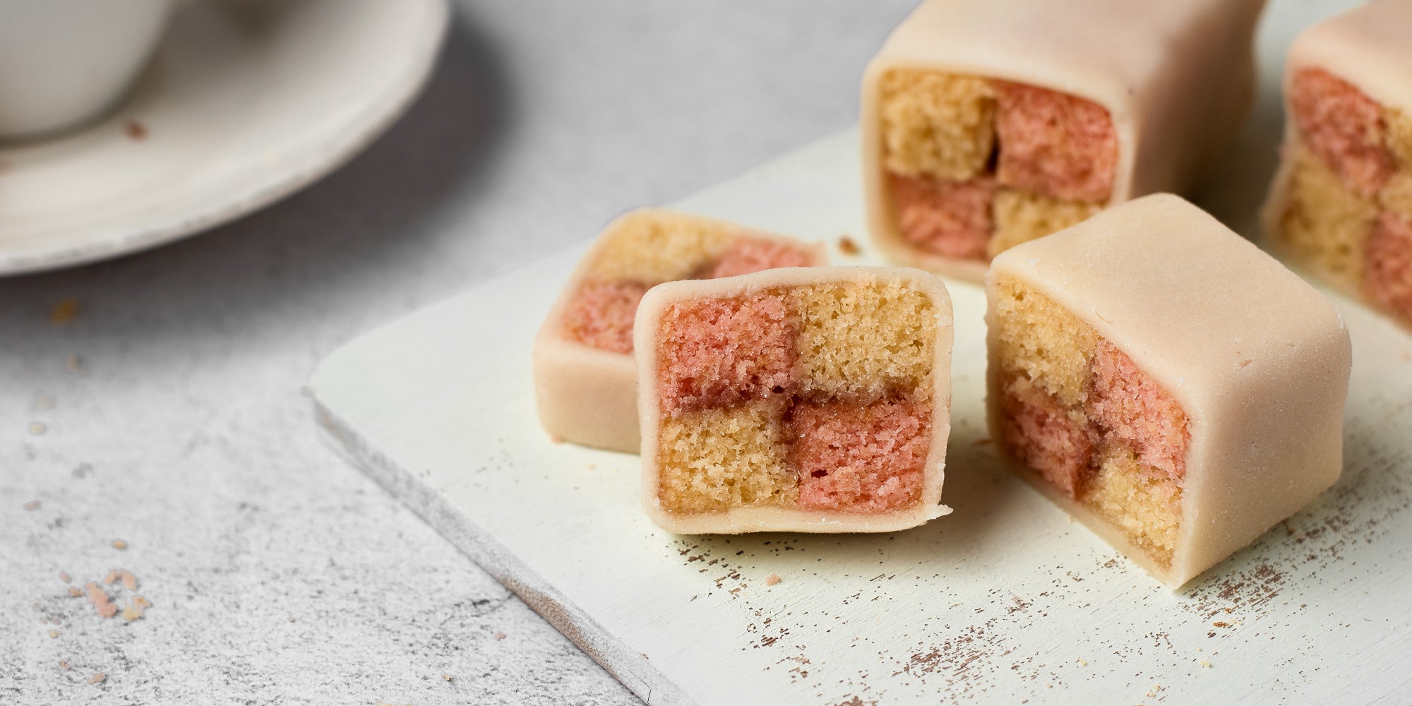 Mini Battenberg Cakes