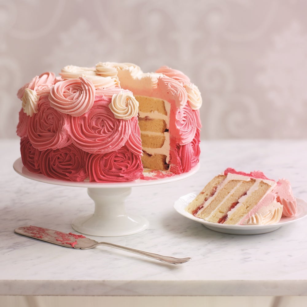 Strawberry Ombre Cake