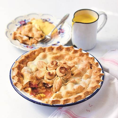 Rhubarb Plate Pie