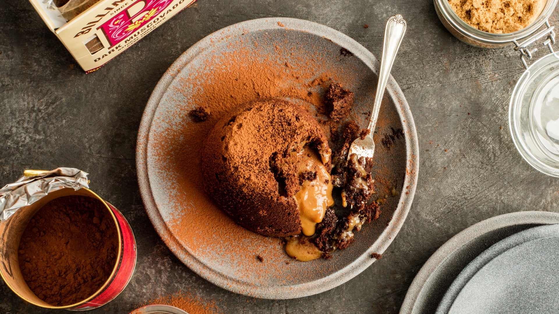 Melt in the Middle Salted Caramel Pudding