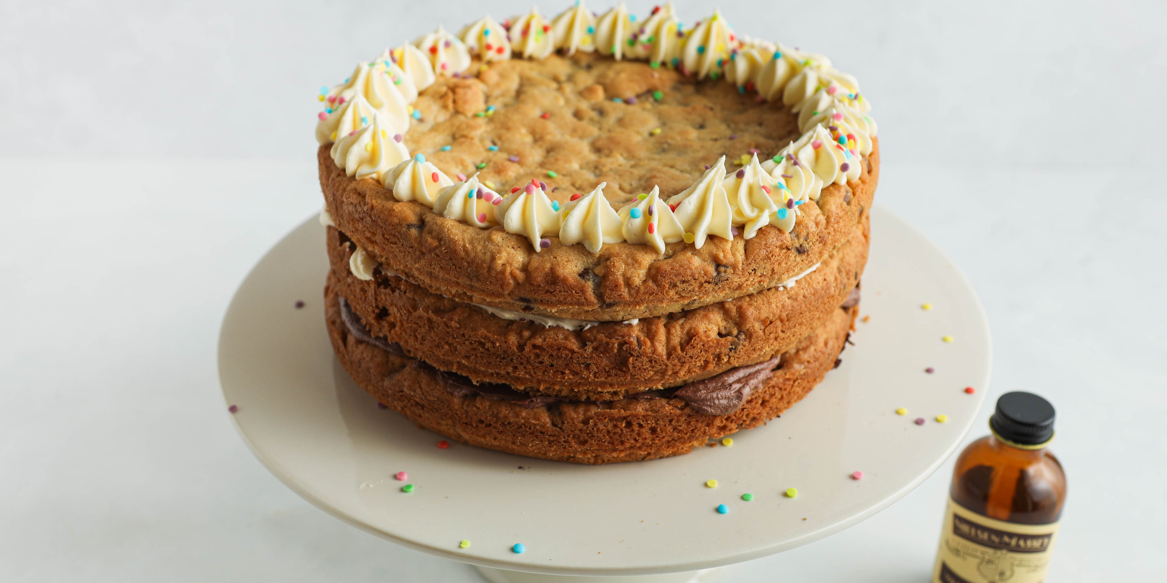 Triple Chocolate Cookie Cake