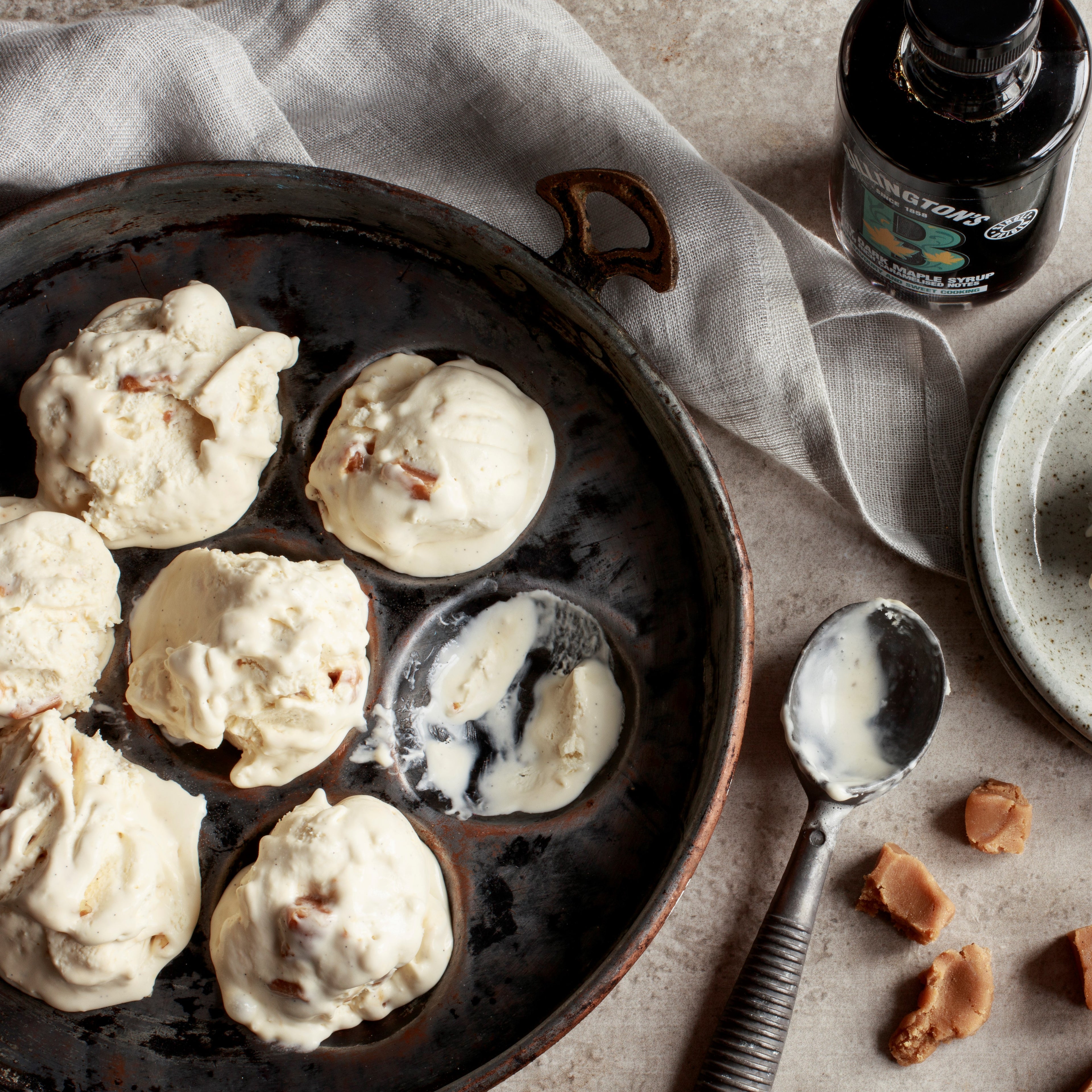 Maple Fudge Ice Cream