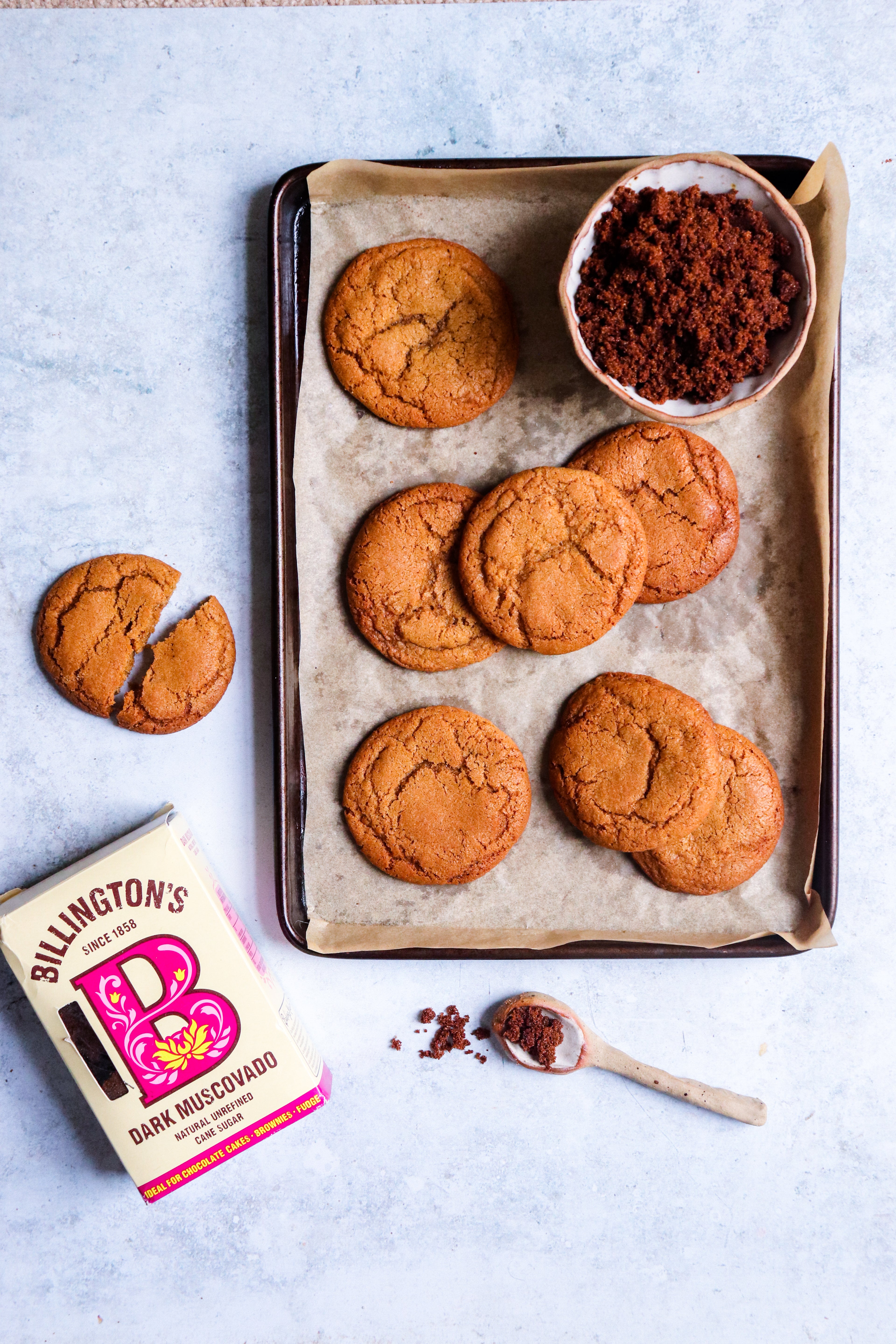 Ginger Brown Sugar Cookies