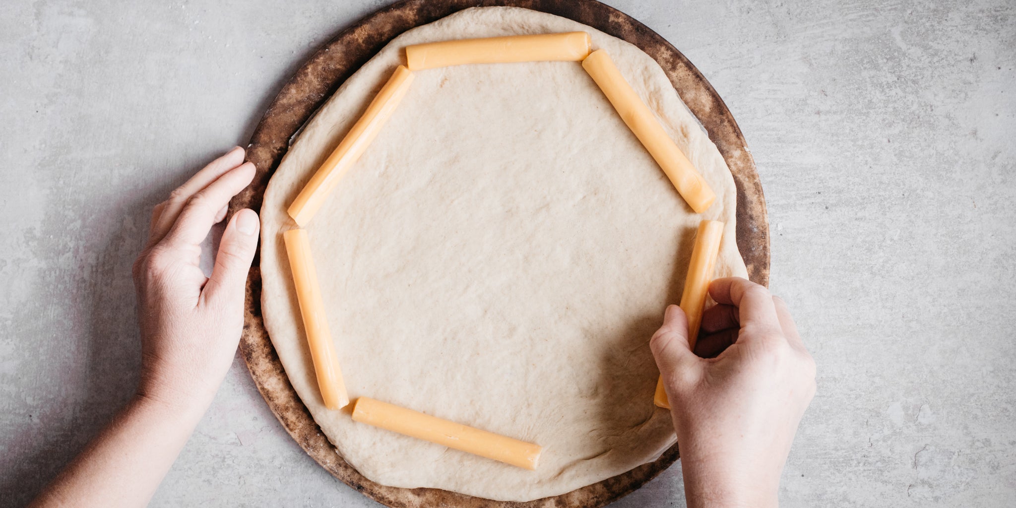 Sourdough Stuffed Crust Pizza