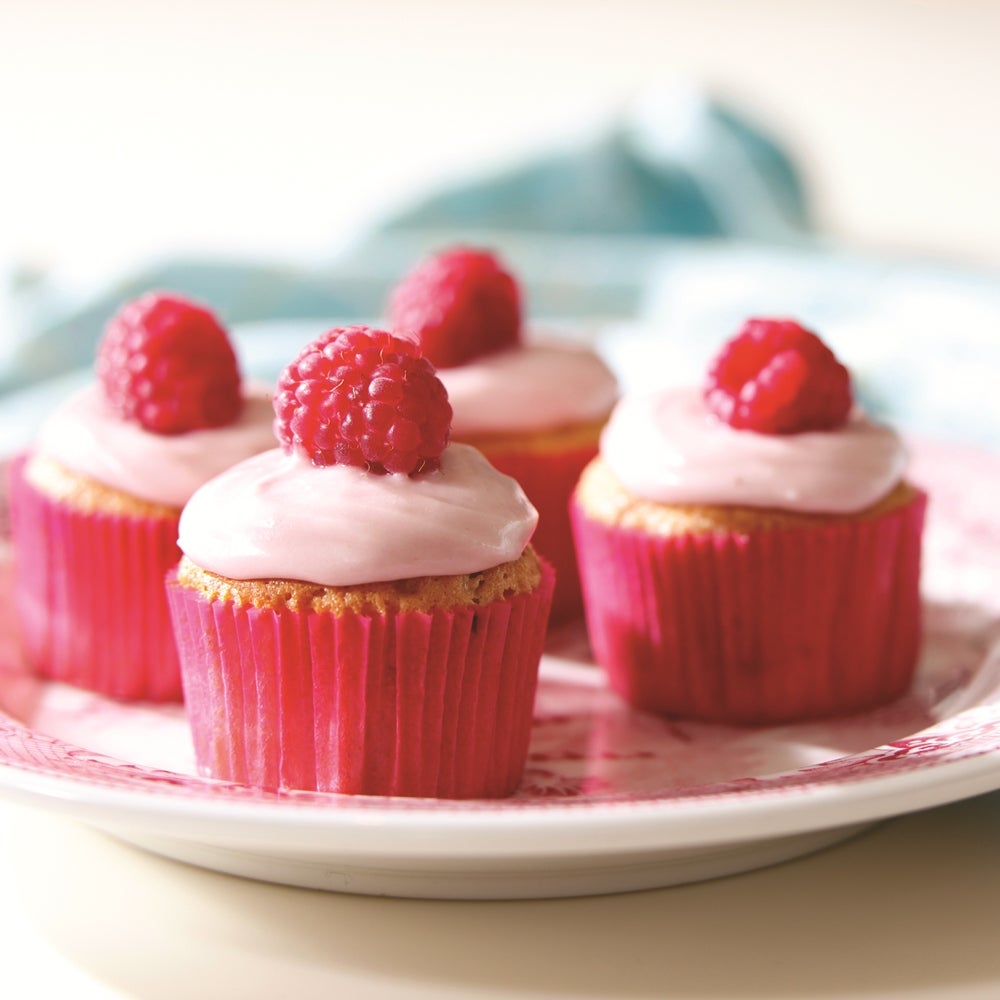 Raspberry cupcakes 