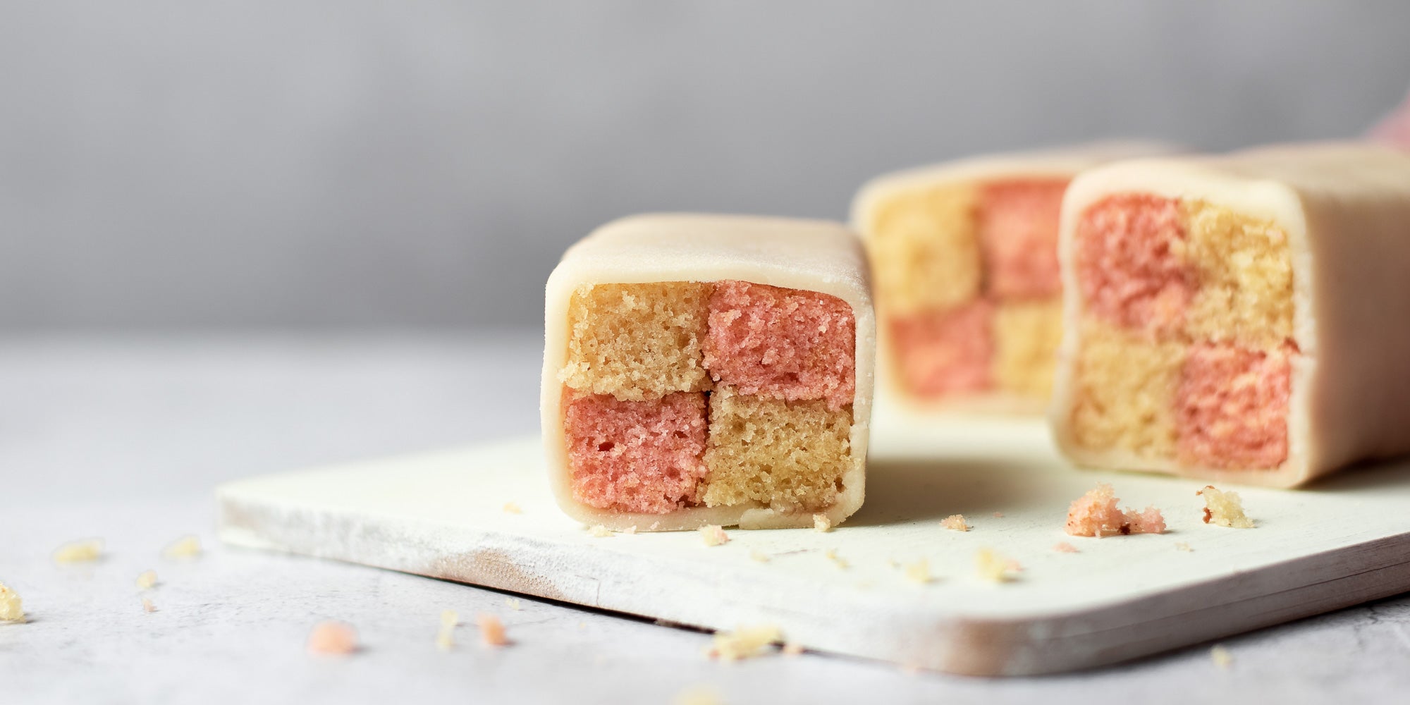 Mini Battenberg Cakes