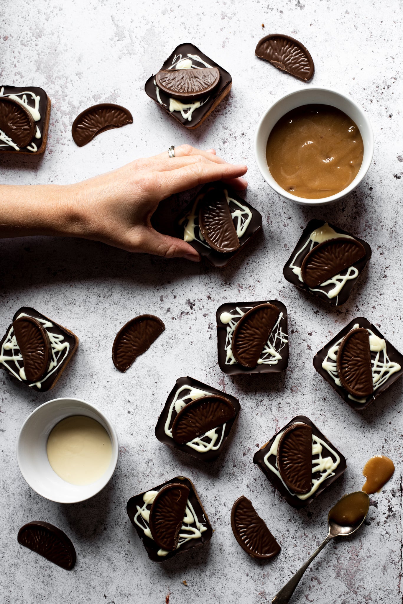 Chocolate Orange Millionaire Shortbread