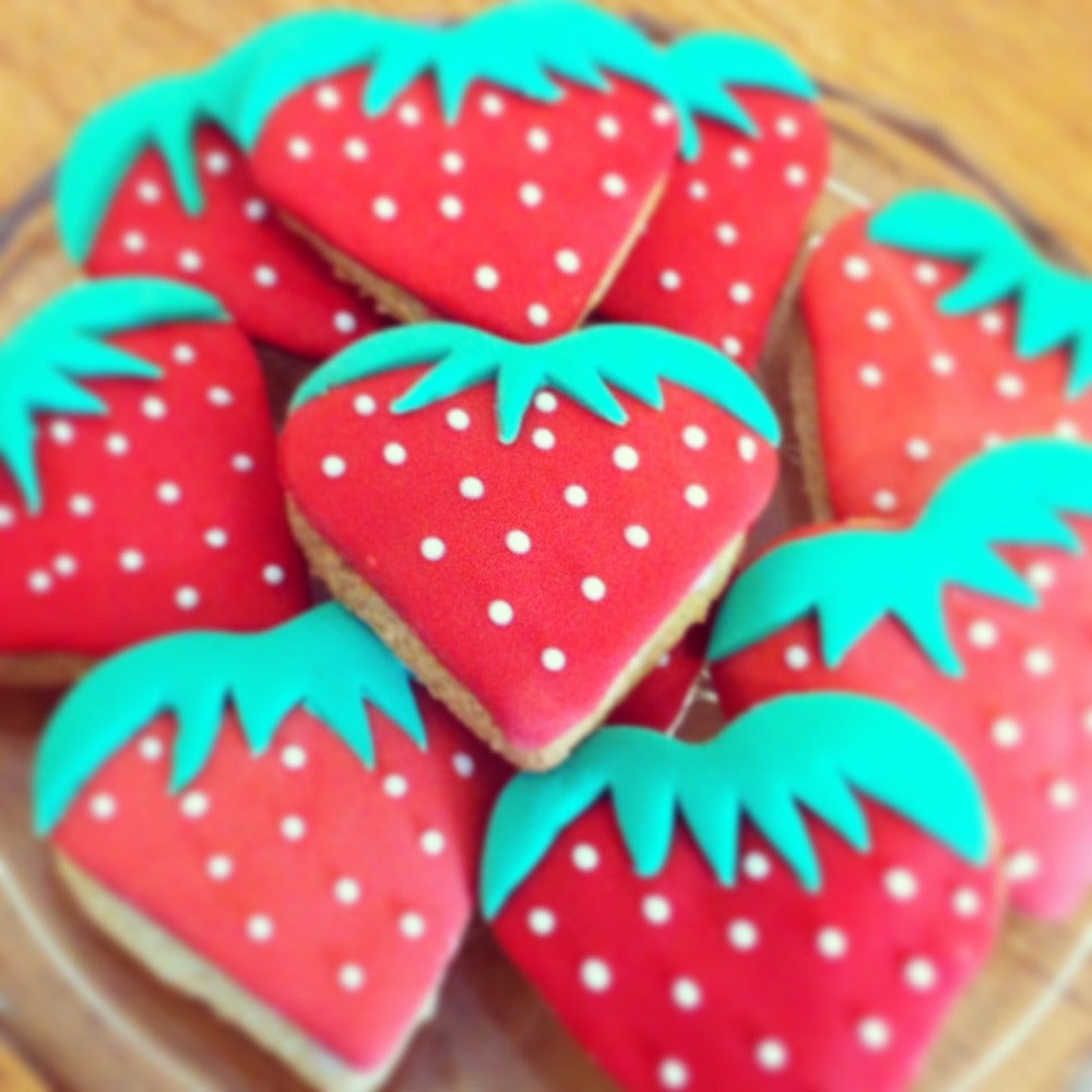 Strawberry Biscuits