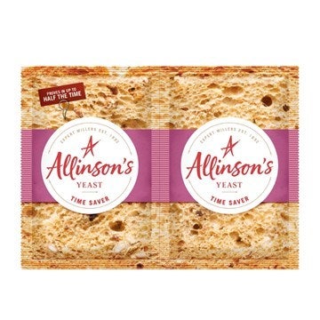 Allinson's time saver yeast sachets