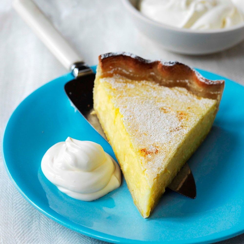 Lemon fridge tart