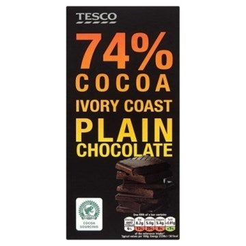 Tesco chocolate bar