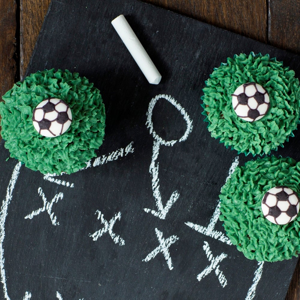 Football Cupcakes