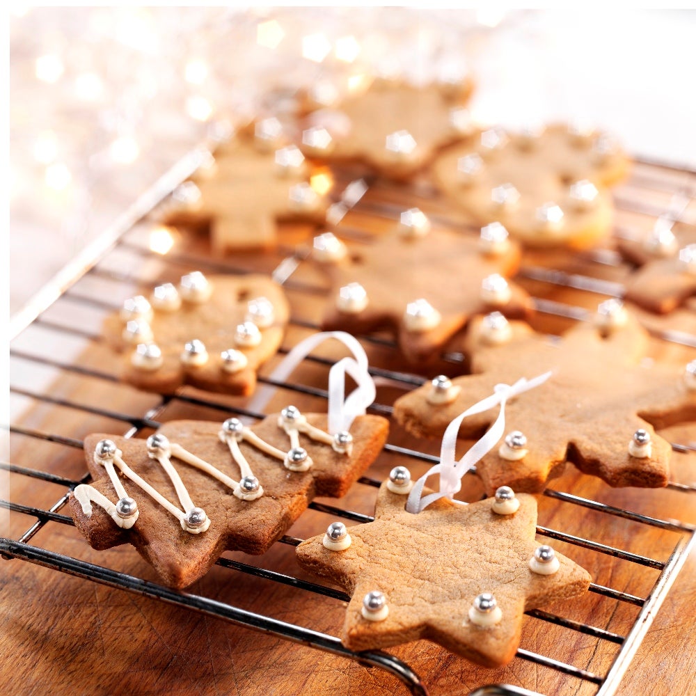 Christmas Gingerbread Hanging Biscuits