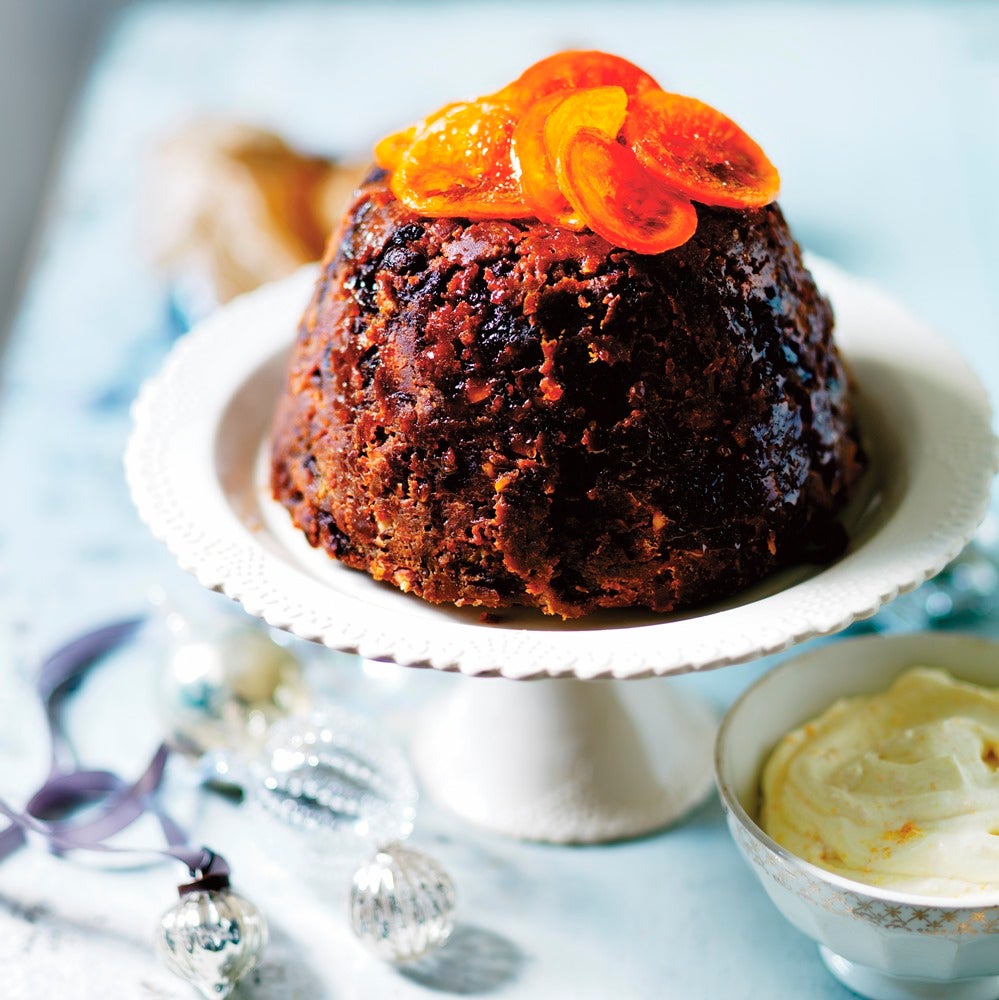Clementine christmas pudding