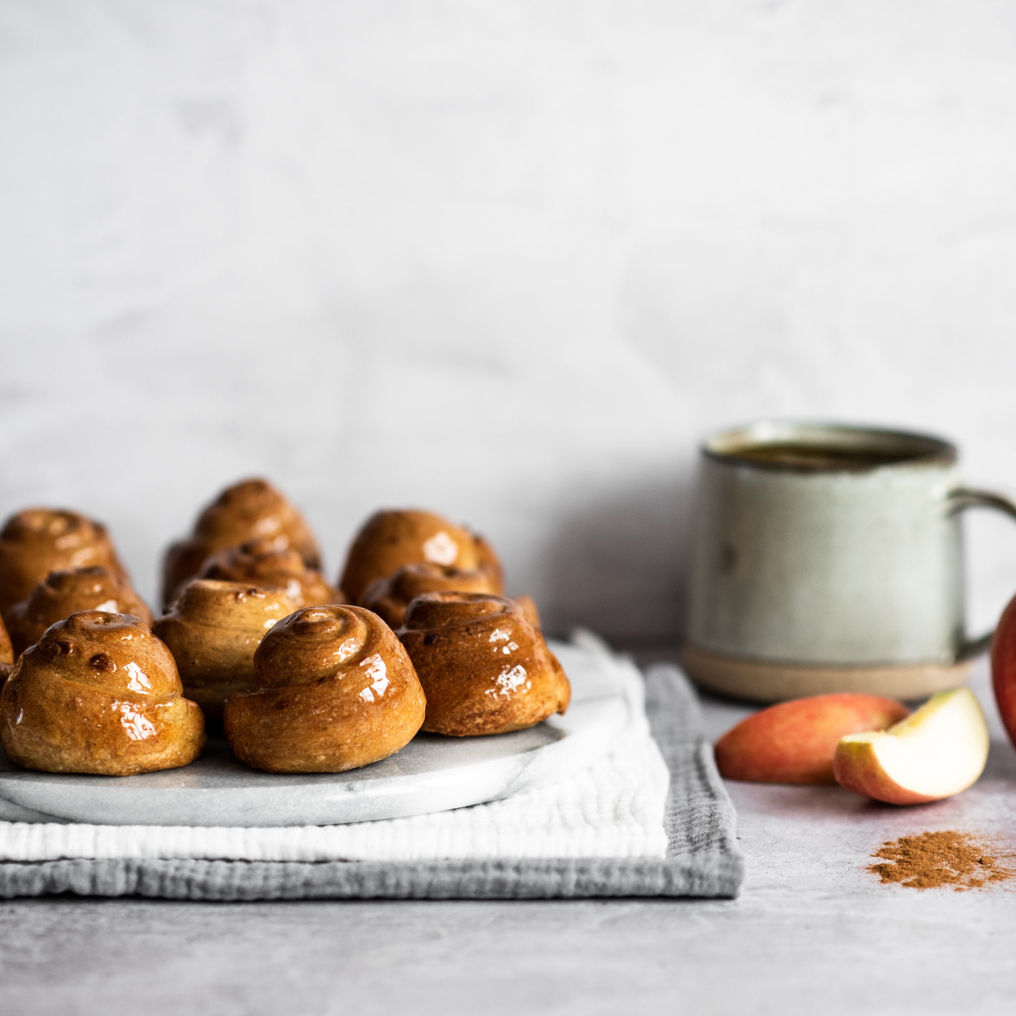 Vegan Spicy Apple Buns