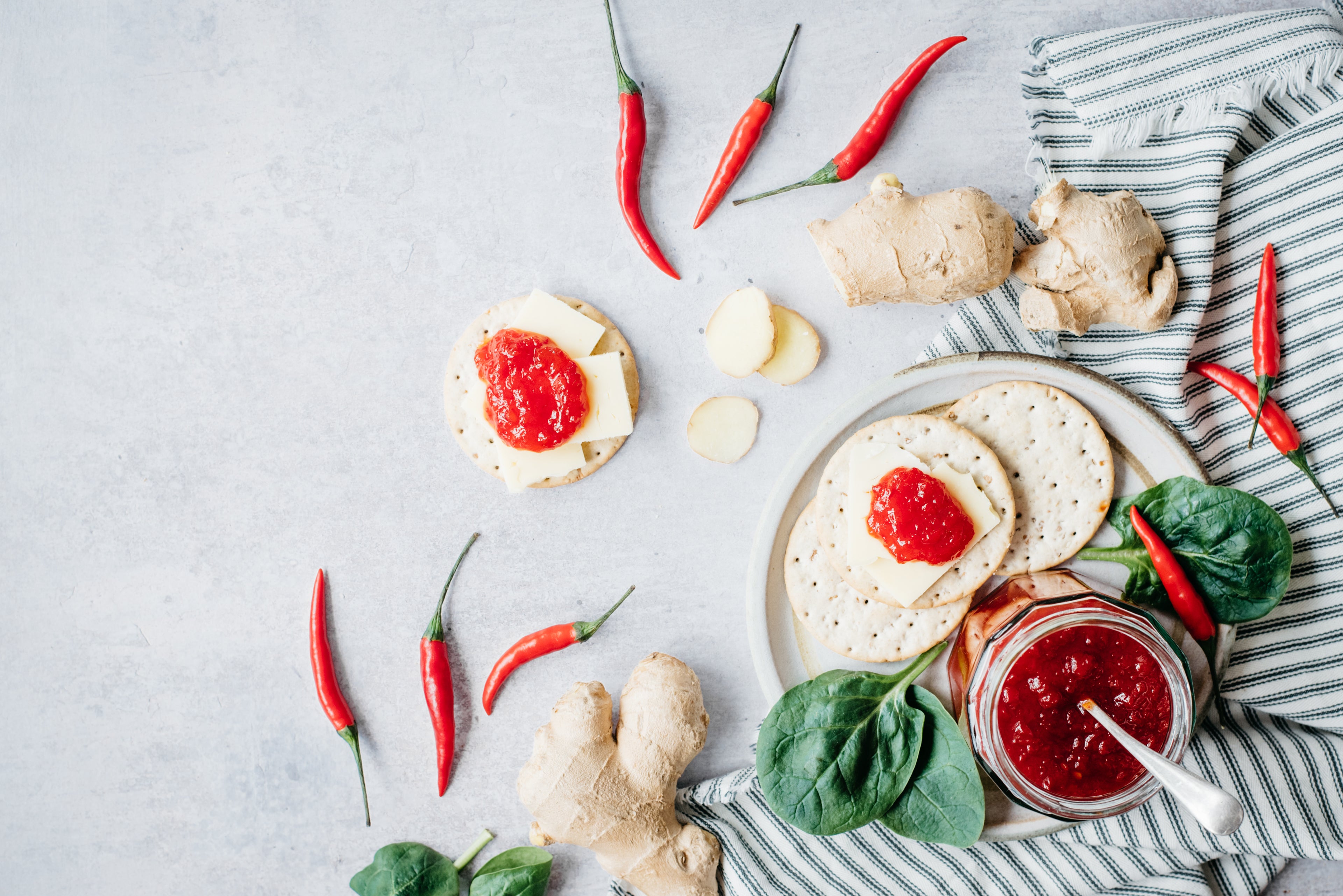 Chilli Ginger Jam in a jar