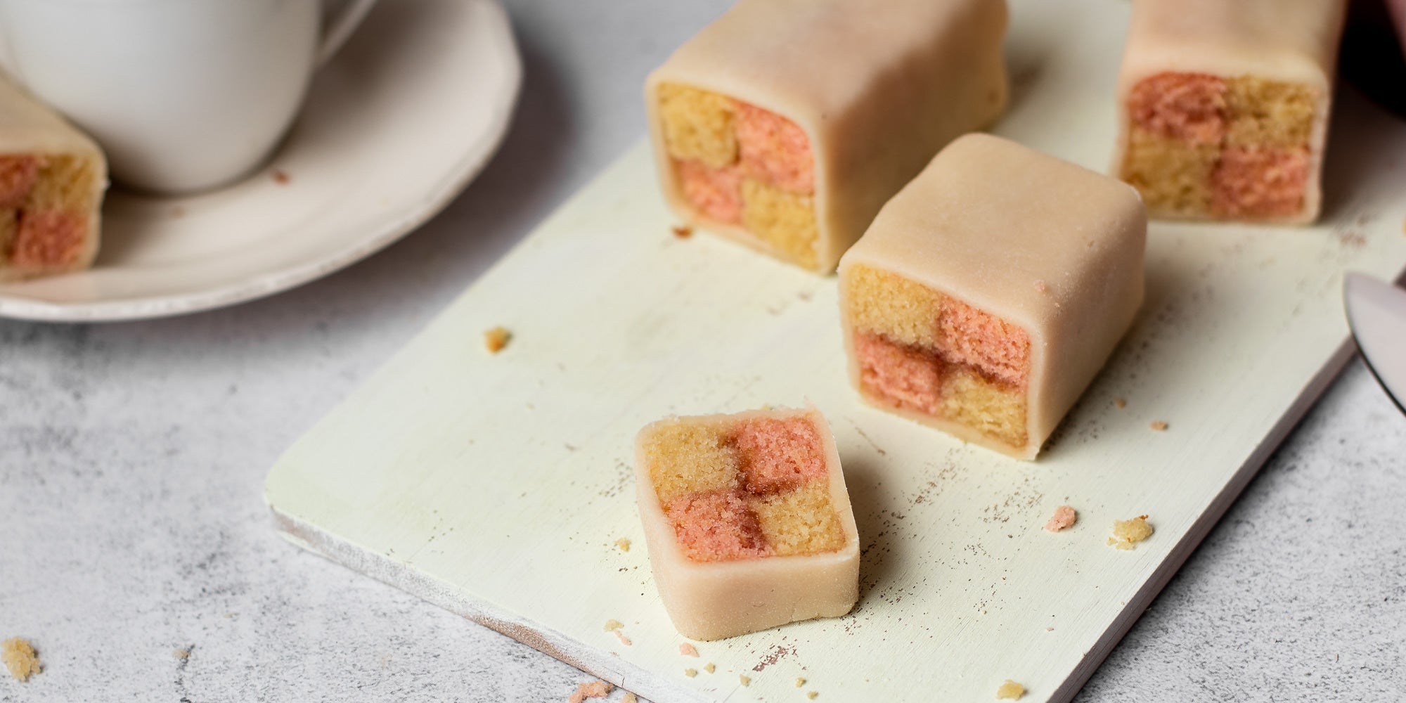 Mini Battenberg Cakes