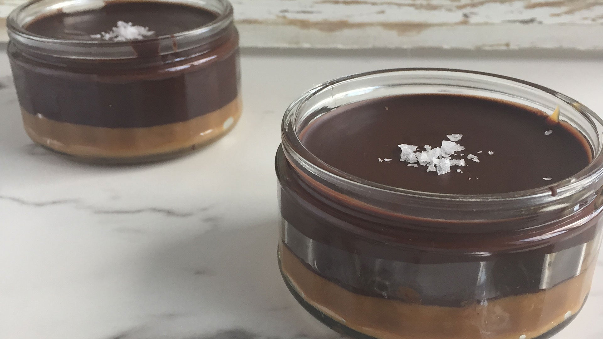 Salted Caramel Chocolate Pots