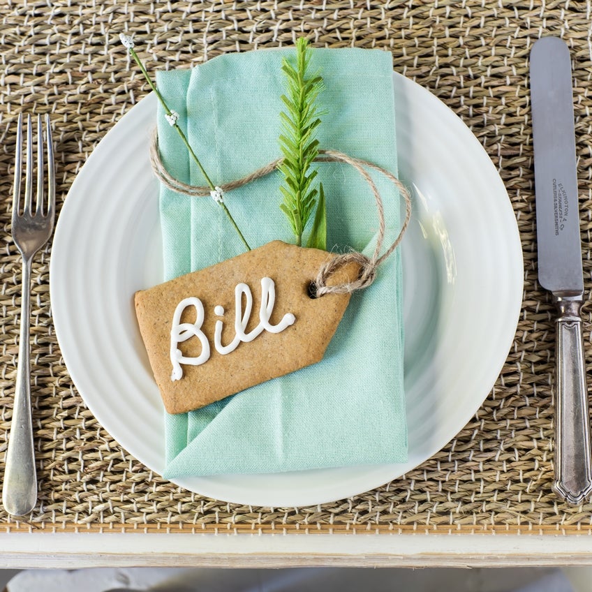 Gingerbread Place Settings