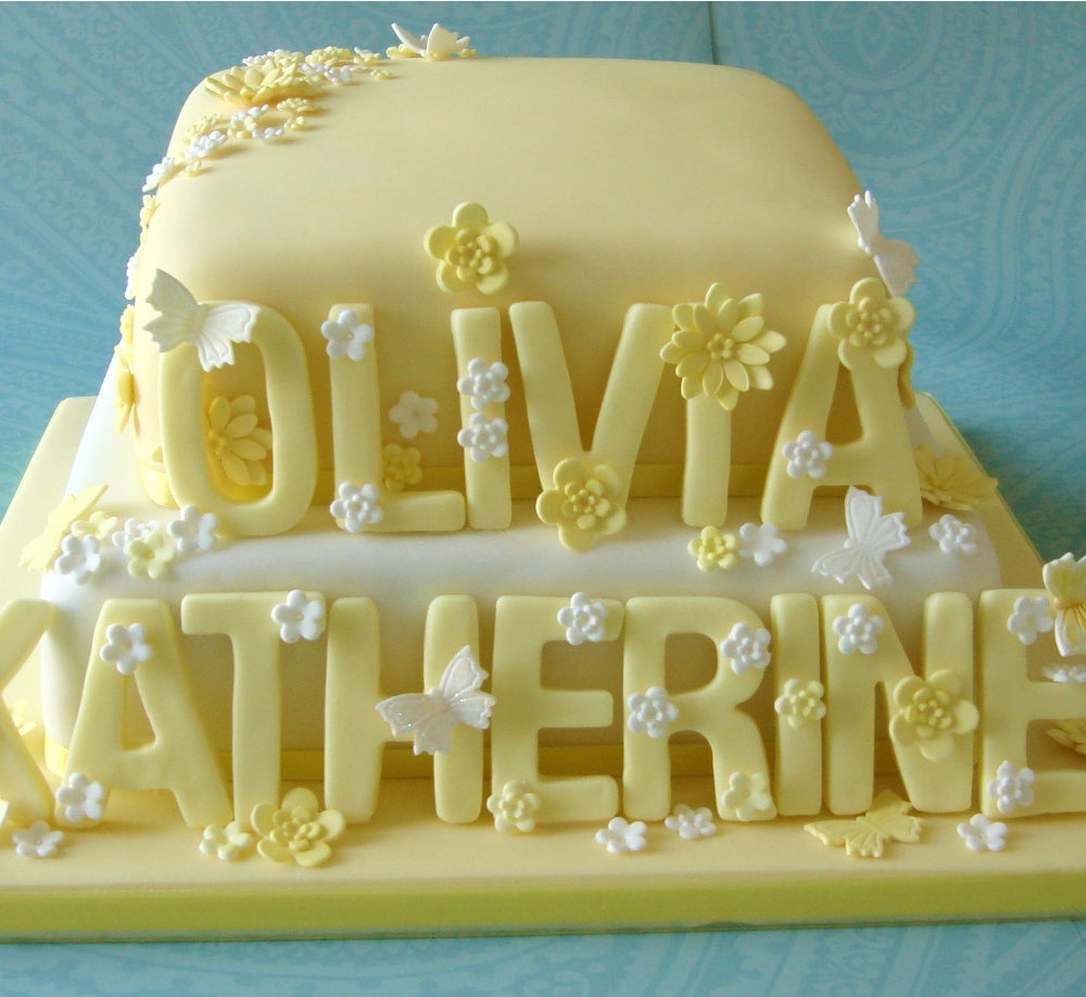 Christening cake