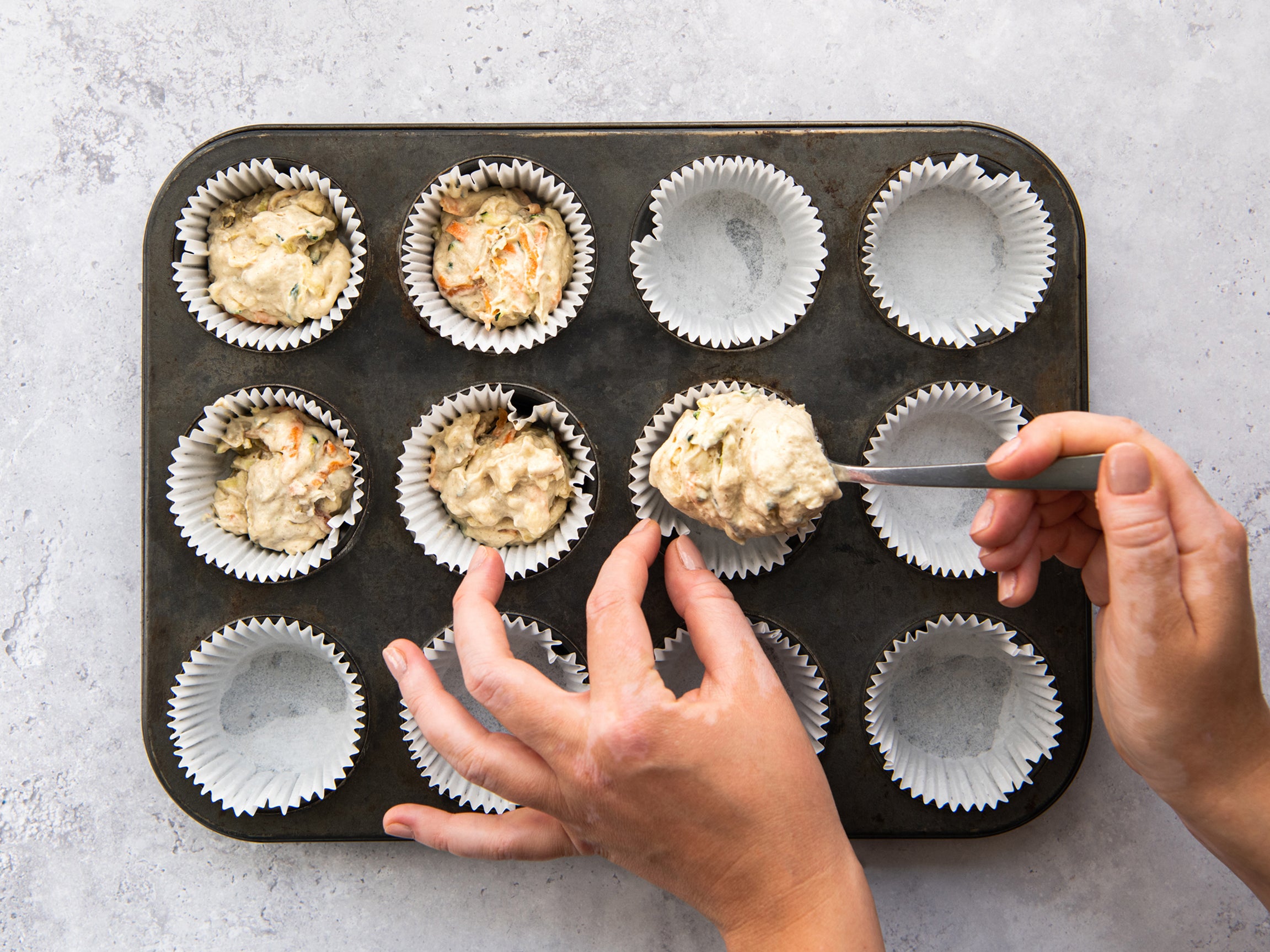 Breakfast Carrot & Courgette Muffins