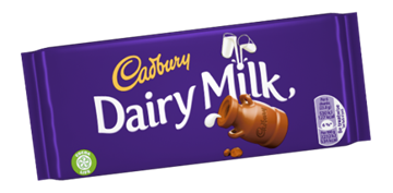 Dairy milk chocolate bar