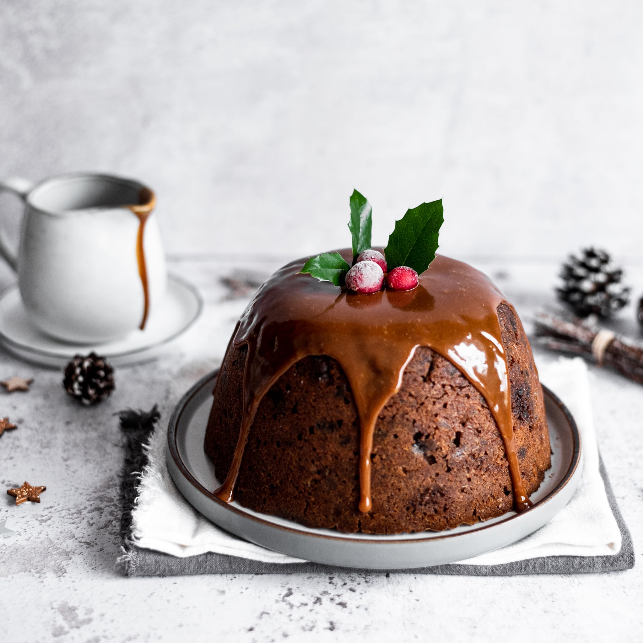 Biscoff Christmas Pudding