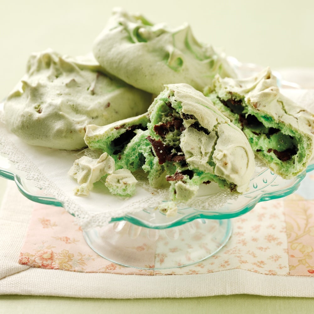 Mint Meringues