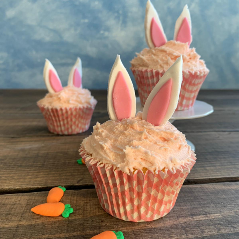 Easter Bunny Cupcakes