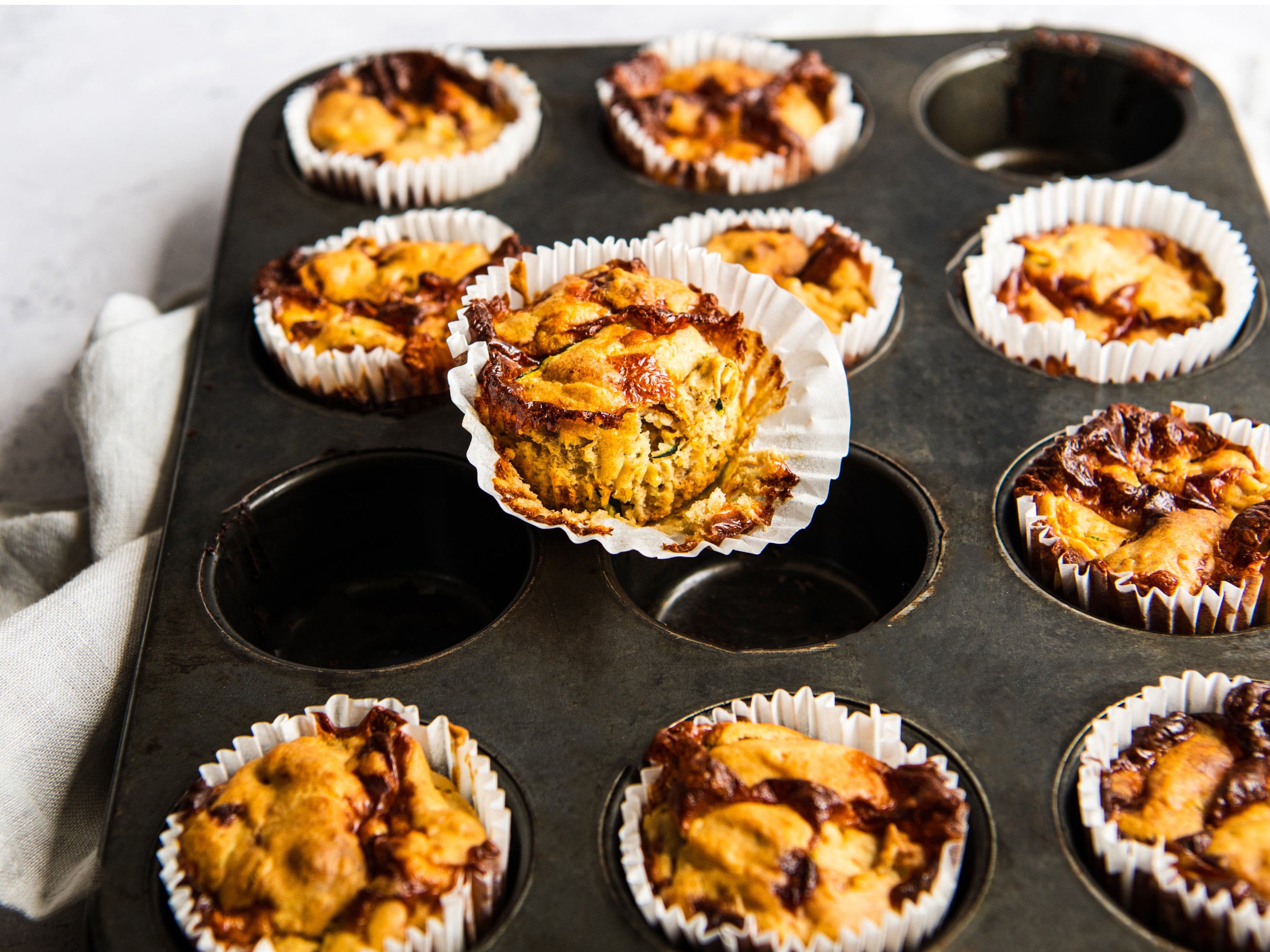 Breakfast Carrot & Courgette Muffins