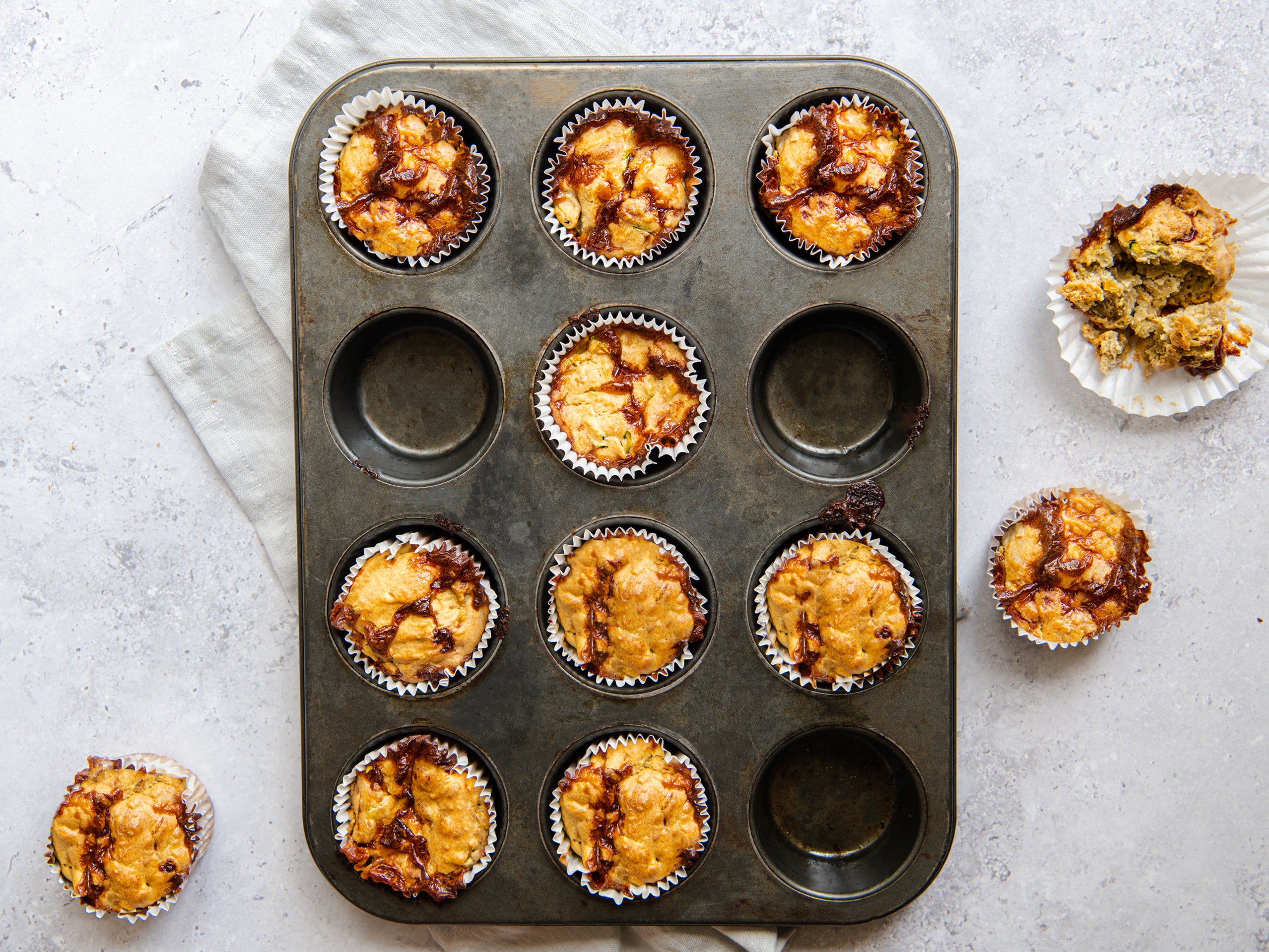 Breakfast Carrot & Courgette Muffins