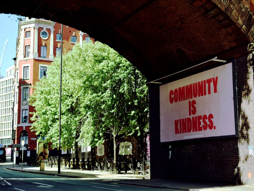 community is kindness poster