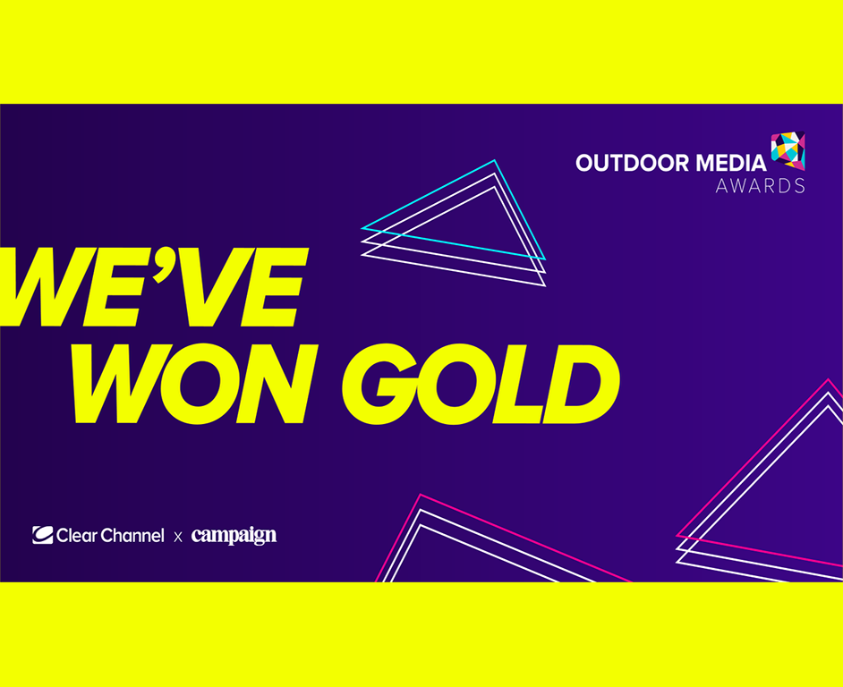 Gold winner at the Outdoor Media Awards