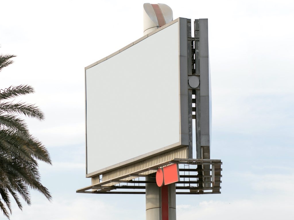 Blank Billboard