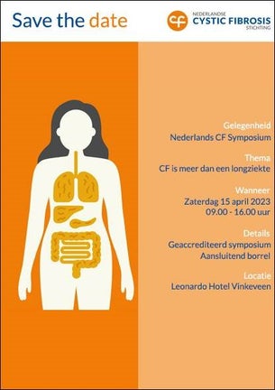 CF Symposium “CF is meer dan een longziekte”, zaterdag 15 april 2023