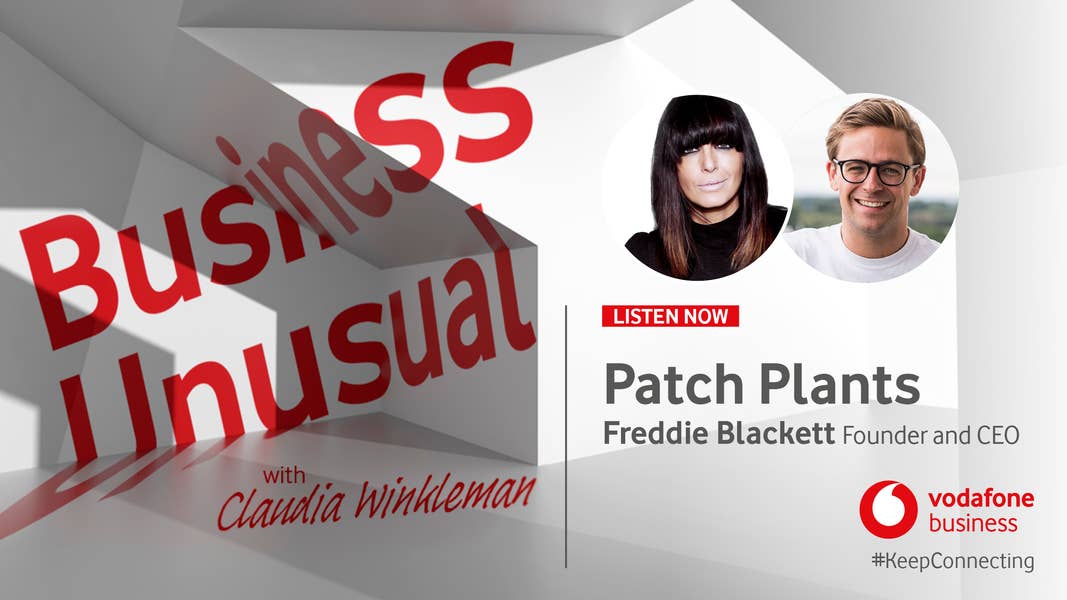 Vodafone's 'Business Unusual' podcast, hosted by Claudia Winkleman.