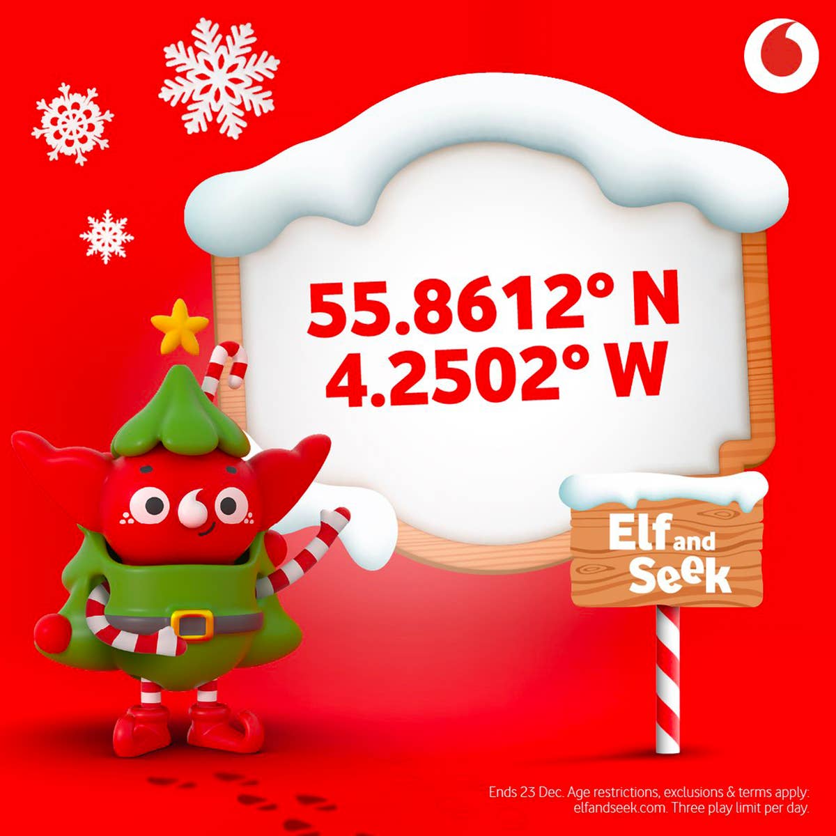 Vodafone launch ‘Elf and Seek’ augmented reality game to bring festive cheer this Christmas