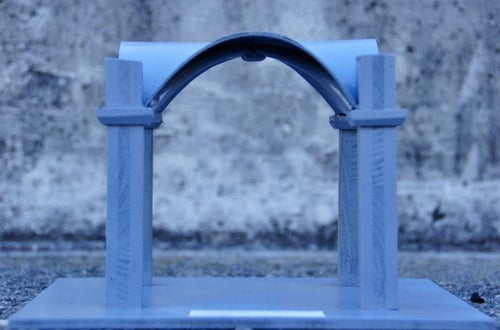 Modell des Kreuzrippengewölbes Modell des Kreuzrippengewölbes