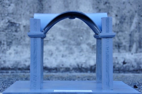 Modell des Kreuzrippengewölbes Modell des Kreuzrippengewölbes