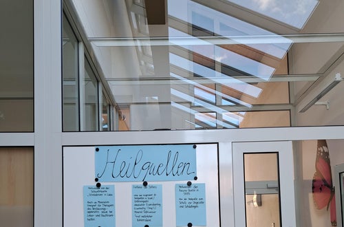 Eingangshalle- Wasserverkostung Eingangshalle- Wasserverkostung