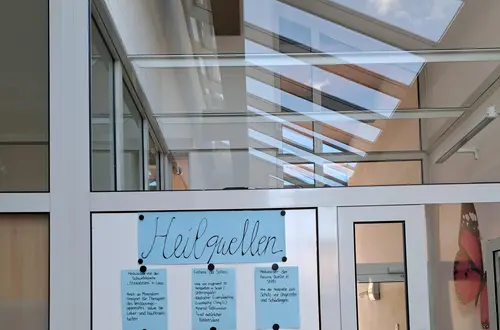 Eingangshalle- Wasserverkostung Eingangshalle- Wasserverkostung