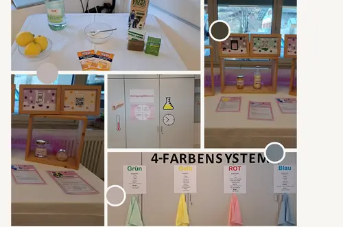 Ausstellung zu alternativen Reinigungsmitteln Ausstellung zu alternativen Reinigungsmitteln