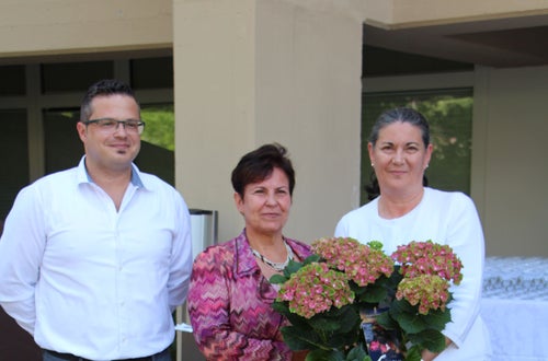 Ehrung Mitarbeiterin Ehrung Mitarbeiterin