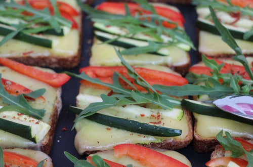 Gemüsetoast Gemüsetoast