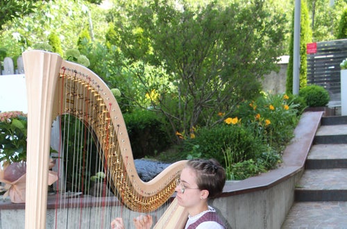 Jana spielt Harfe Jana spielt Harfe