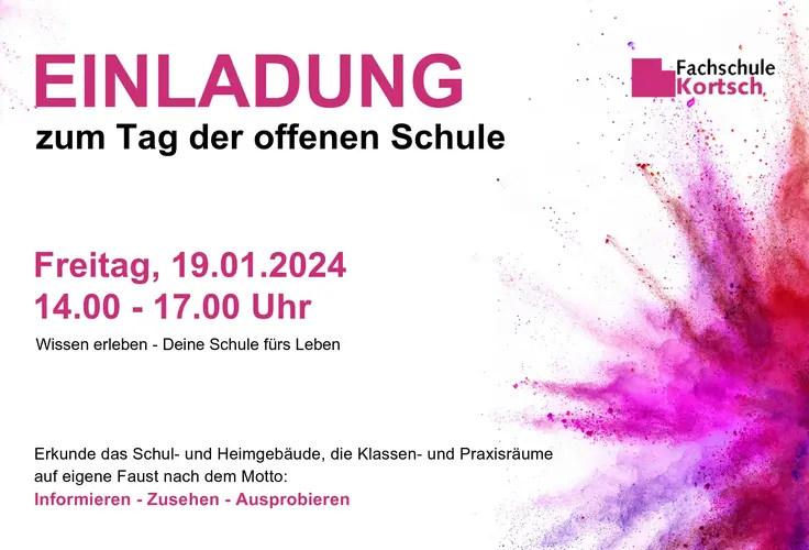 Einladung Tag der offenen Tür Einladung Tag der offenen Tür