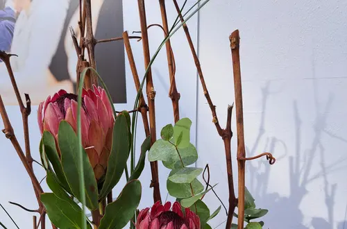 Gesteck mit Frischblumen Gesteck mit Frischblumen