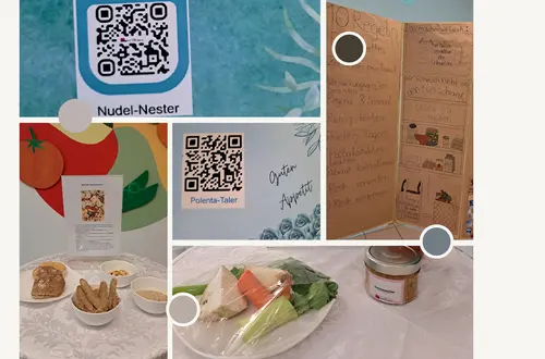 Ausstellung im Kochbesprechungsraum Ausstellung im Kochbesprechungsraum