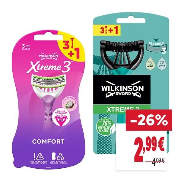 "ОТСТЪПКА: -26%
НОВА ЦЕНА: 2,99 €
СТАРА ЦЕНА: 4,06 €"